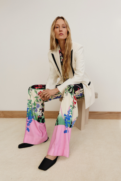 Taped DB Peaked Lapel Blazer