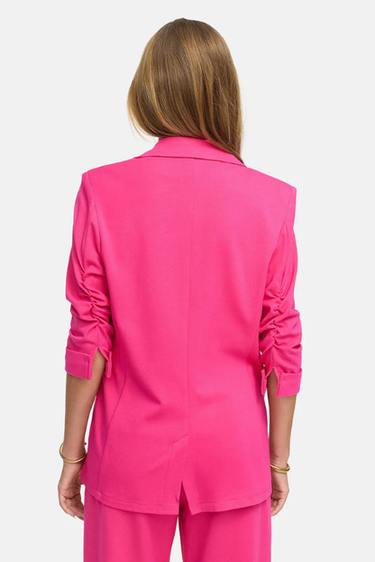 3/4 Sleeve Jersey Blazer