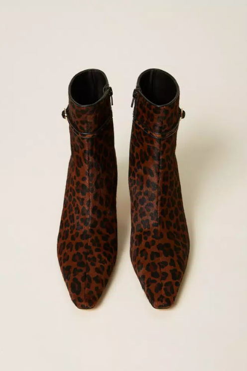 Leather Ankle Bootie