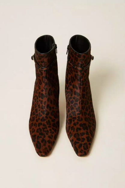 Leather Ankle Bootie