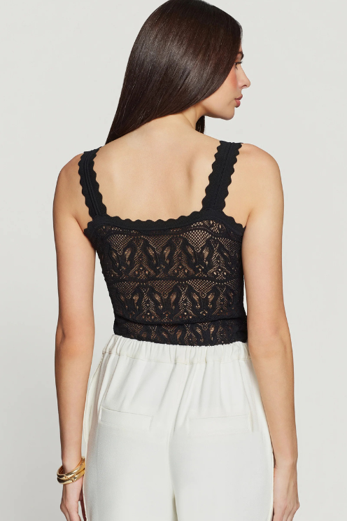 Eloise Pointelle Butterfly Tank Top