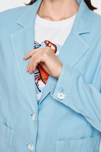 Relaxed Linen Blazer