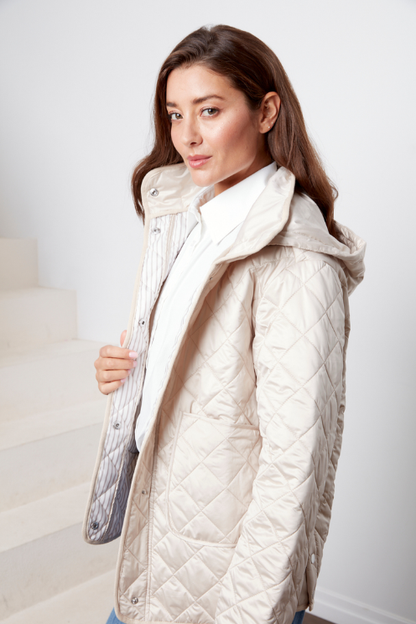 Shelby Quilted W/Removable Hood Coat