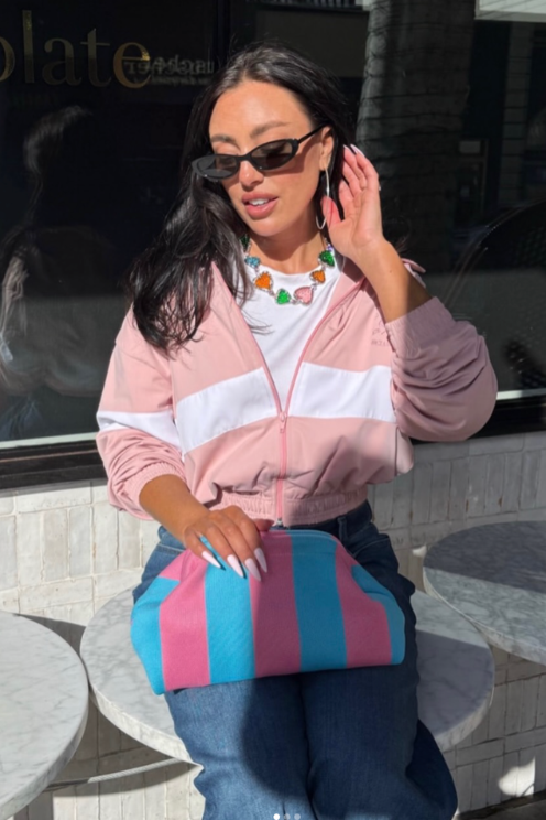 City Girl Pouch Blue/Pink