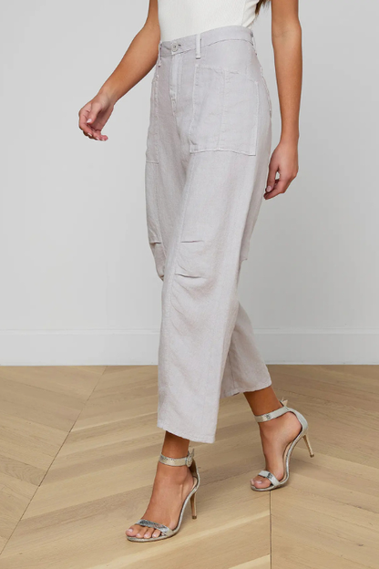 Cody Cropped Linen Pant