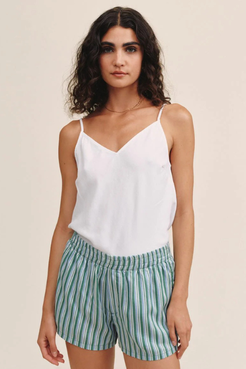 Boxer Short - Emerald Surf Stripe