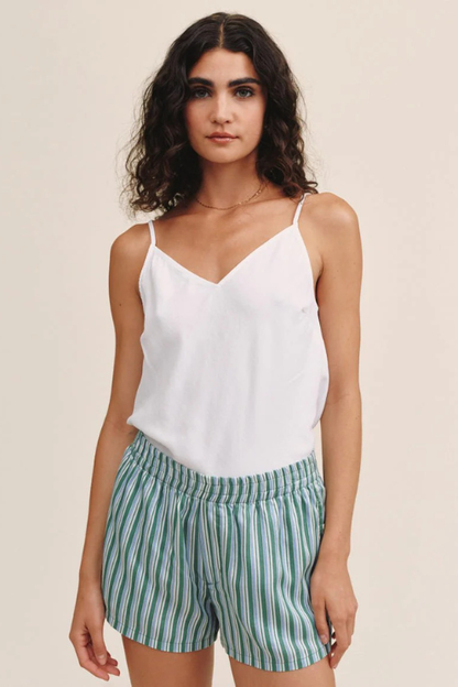 Boxer Short - Emerald Surf Stripe