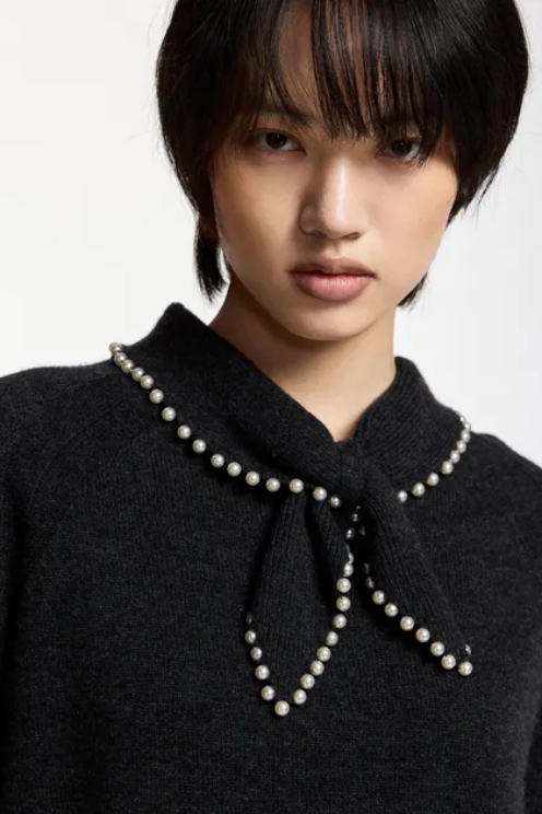 Pearl Embellished Sweater