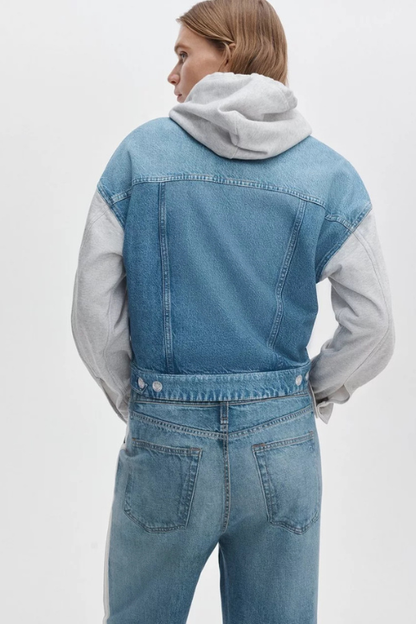 rb Miramar Combo Hooded Trucker Jacket
