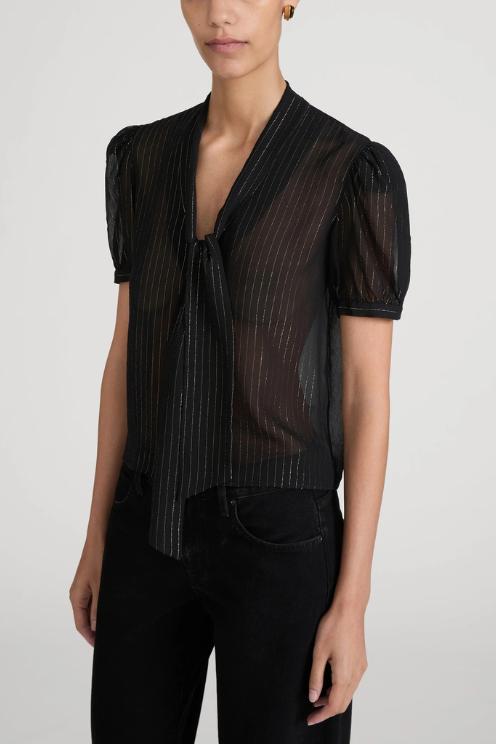 The Lurex Sonnet Blouse
