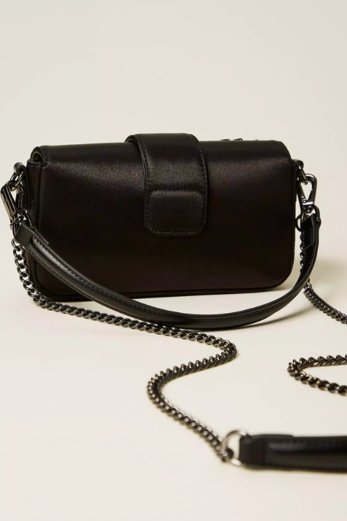 “Amie” Satin Shoulder Bag