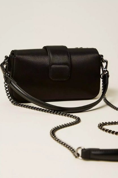 “Amie” Satin Shoulder Bag