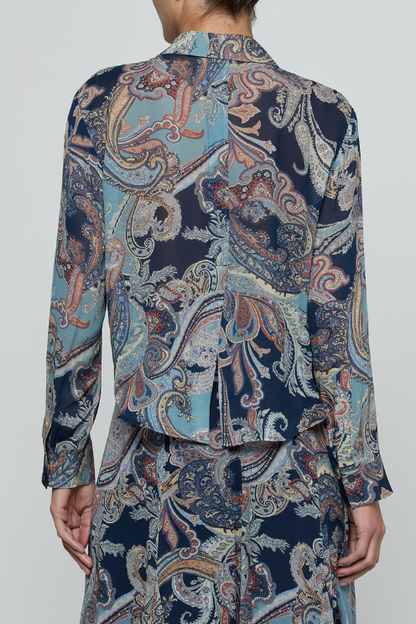 Cosette Crop Hi Low Shirt