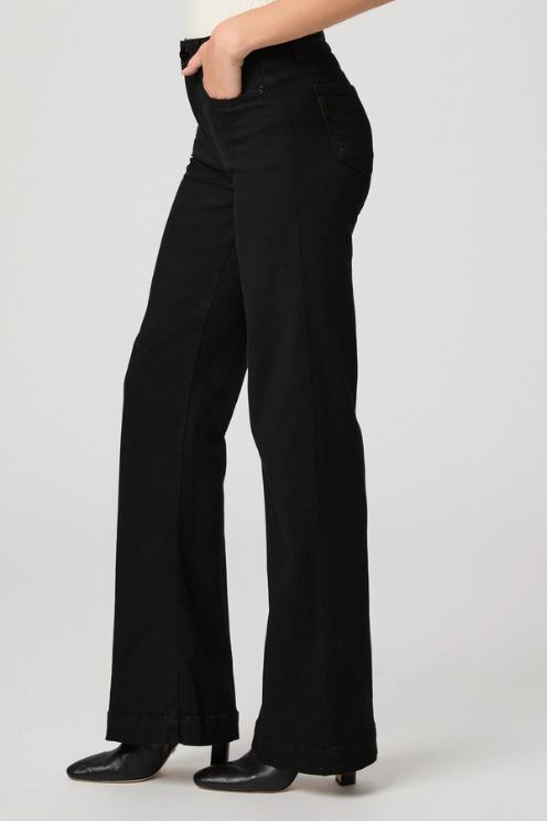 Leenah 32" Wide Leg Jean - Black Shadow
