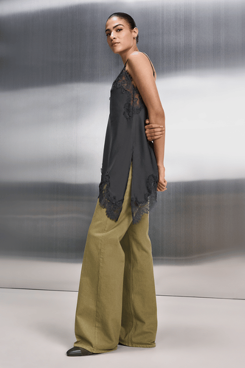 Asymmetrical Lace Camisole