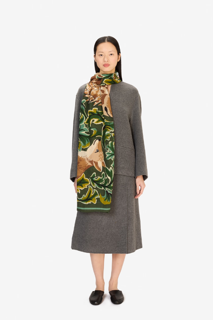 Leonard Wool Scarf – Khaki