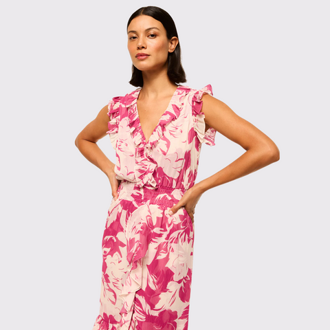 Misa Kidada Dress - Fuschia Floral