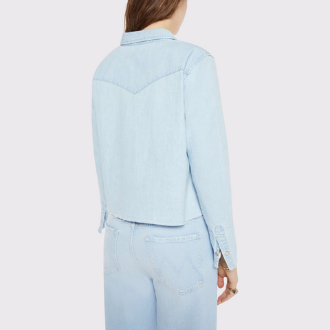 Mother The Super Exes Crop Step Fray Jacket