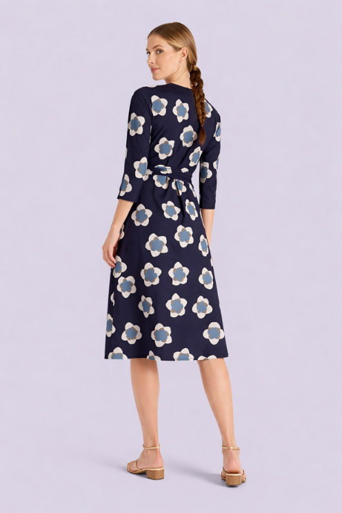 The Paisley Midi Wrap Dress