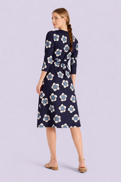 The Paisley Midi Wrap Dress