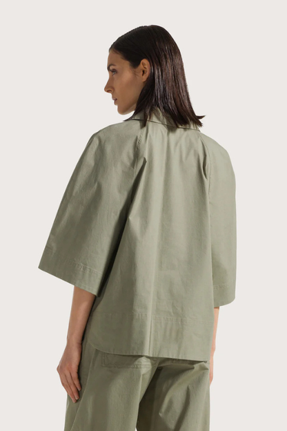 Stretch Cotton Poplin Shirt
