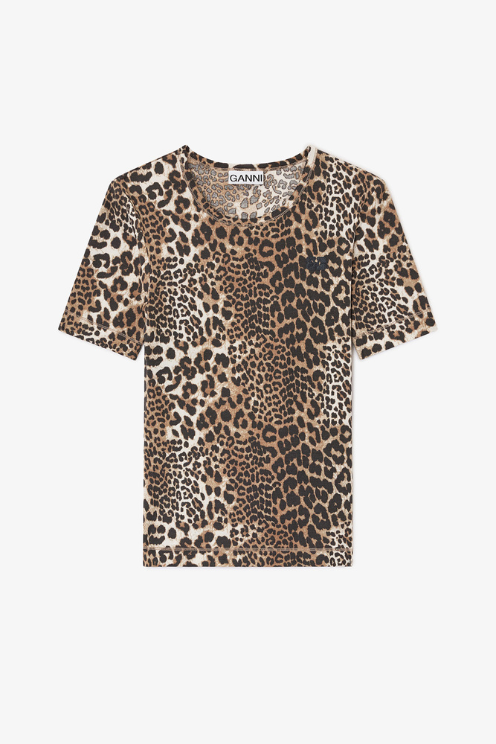 Leopard Rib Tee