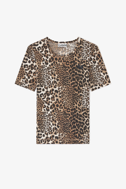 Leopard Rib Tee