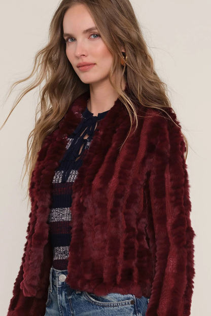 Rosa Jacket in Sangria