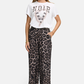 Leopard Print Wide-Leg Pant