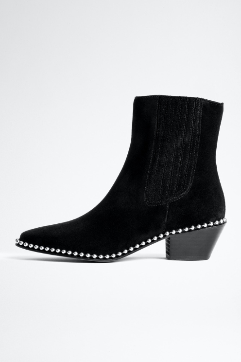 Tyler Suede Studded Boots