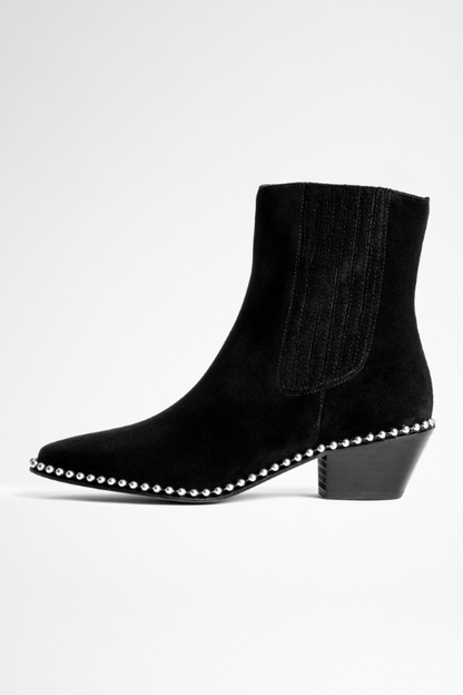 Tyler Suede Studded Boots