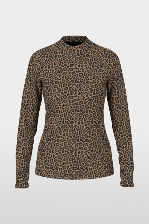 Leopard Print Long Sleeve Shirt