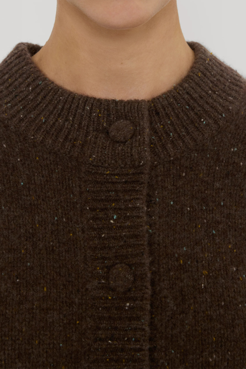 The Cashmere Fleck Cardi