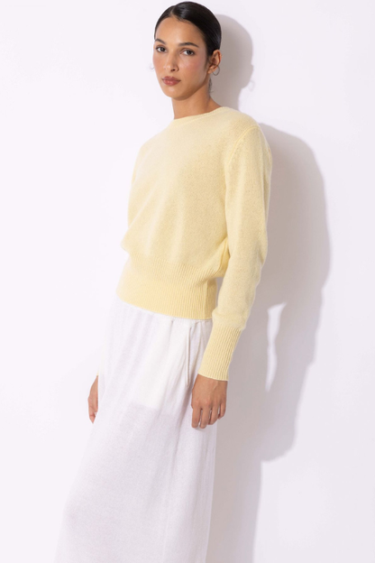 Boatneck Rib Cuff Pullover