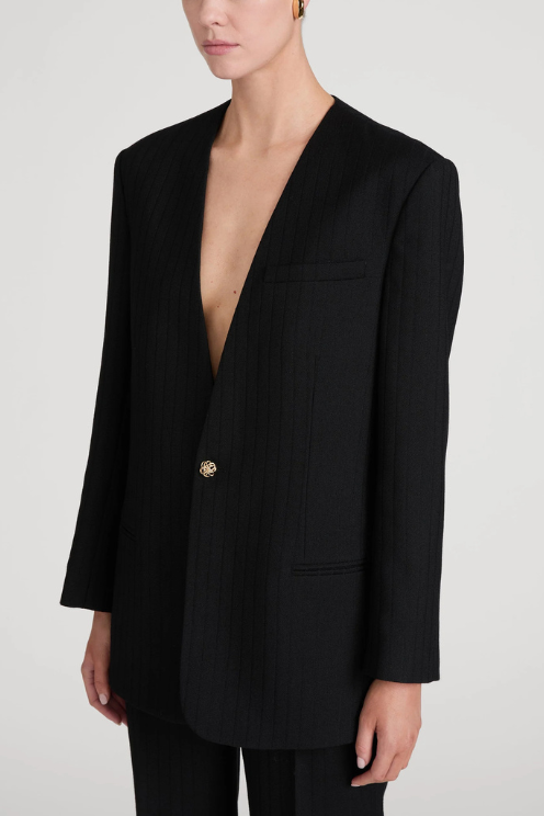 The Collarless Blazer