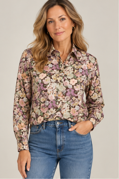 Siri Floral Pattern Shirt