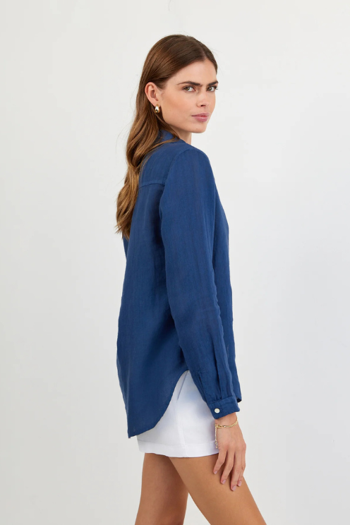Pocket Button Down - Midnight Surf