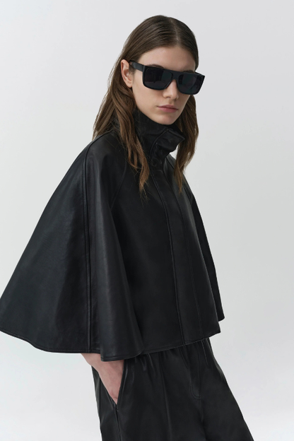 Orvik Leather Cape