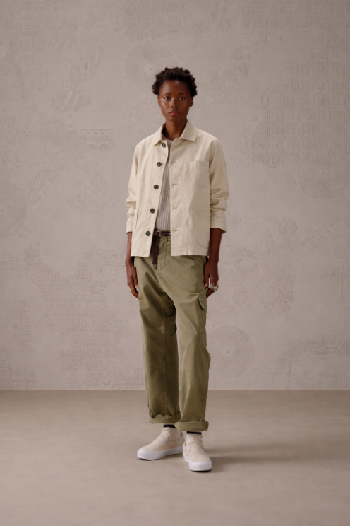 Panama Linen-Cotton Gabardine Jacket