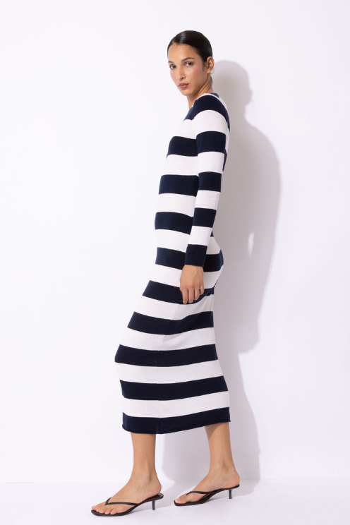 Striped Knit Dress