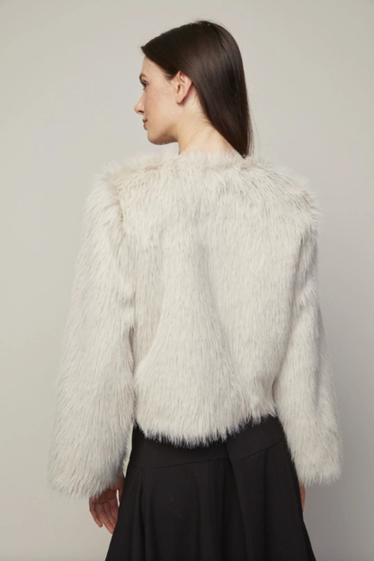 Blaine Birch Faux Fur Jacket