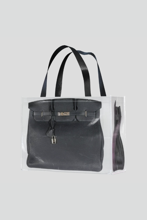 Designer Grocery Tote Black