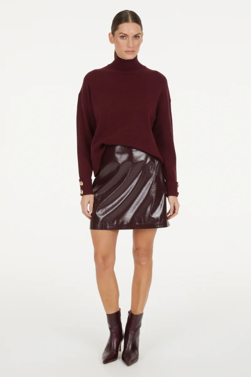 Bordeaux Turtleneck