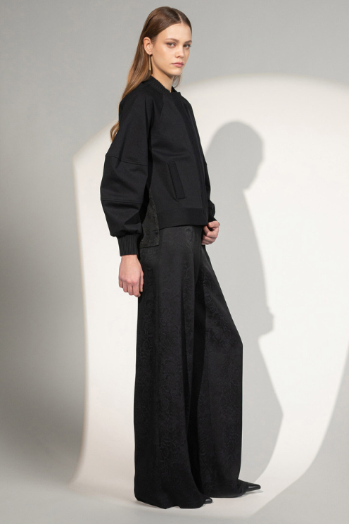 Milano Stitch Knit Detail Jacket