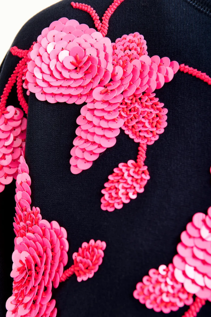 Jaga Cotton Embellished Sweatshirt