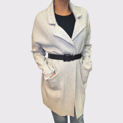 Anne Claire Longer Knitted Single Button Coat