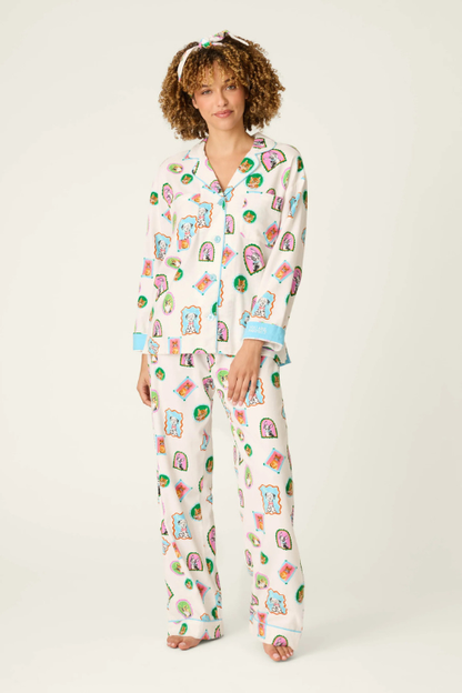 Picture Purrfect Pet Portraits 3-Piece Flannel PJ Set