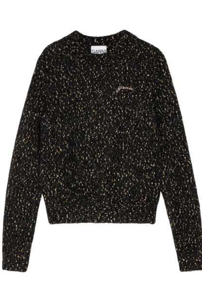 Alpaca Cotton Mix O-Neck Sweater