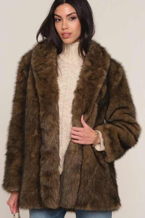 Faux Fur Marvie Coat