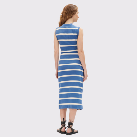 Tanya Taylor Sleeveless Striped Cody Dress